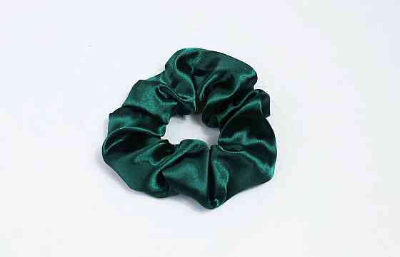 Гумка для волосся атласна Зелений Харків