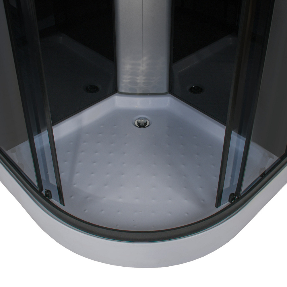 Душовий бокс півкруглий без даху SAN L90GBB BRAVO (3уп.) (000029100) Київ - фото 10