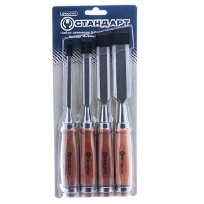 Стамеска Стандарт 6-24мм 4шт. (SWC0101) Вінниця - фото 1