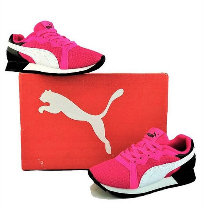 Женские Кроссовки Puma Розовые Тканевые Пума Сеточка (размеры: 36,37,38,39,40) Днепр - изображение 1