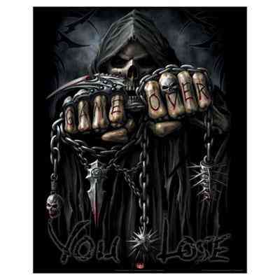 Мини-постер Game over Ровно