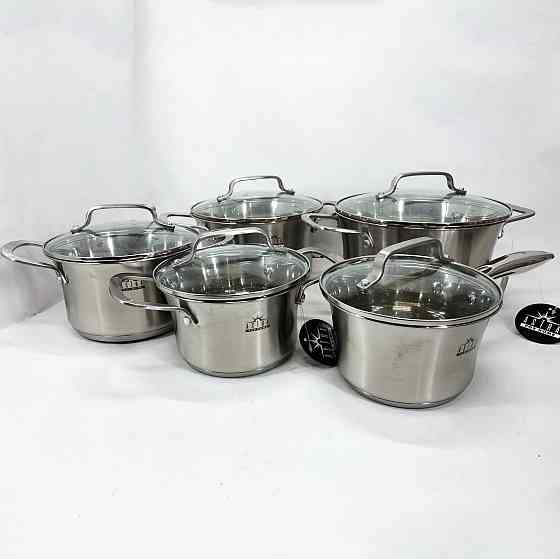 Набір каструль з жаростійкою кришкою 10 предметов ASTRA A-2310, Набір посуду для будь-яких плит FD-23 Івано-Франківськ