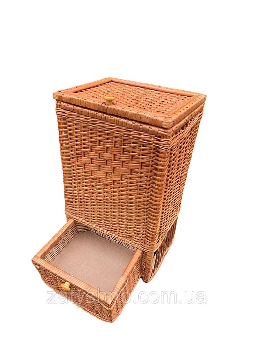 Ящик великий з шухлядою плетений натуральний Київ - фото 1