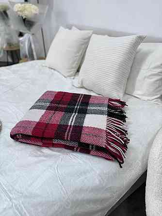 Vladi Плед Vladi 170x210 см вовняний 70% червоно-чорний Нова Зеландія 02/NOAH Коломия