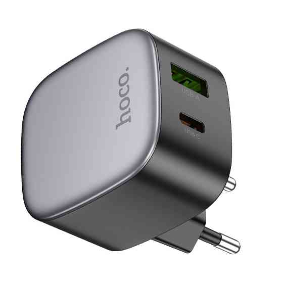 Мережевий зарядний пристрій HOCO CS32A Rise PD20W+QC3.0 charger Black Київ