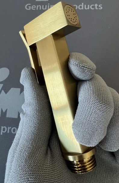 Змішувач для гігієнічного душу прихований Haiba KUBUS 002 (INNER) BRUSHED GOLD матове золото (HB9625) Чернівці - фото 4