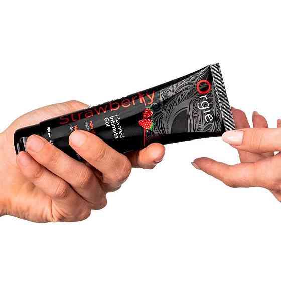 Лубрикант на водной основе Orgie Lube Tube Strawberry, 100 мл, со вкусом и ароматом клубники Sex Aura Киев