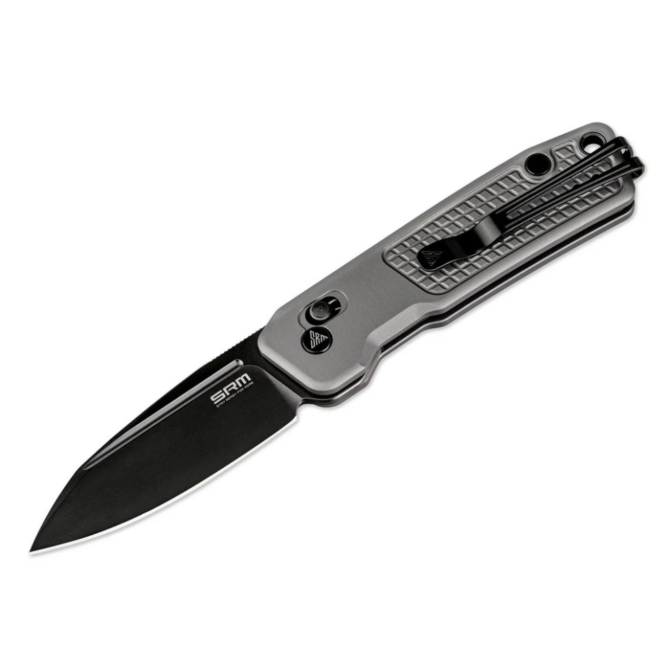 Ніж складаний кишеньковий SRM Scout 7229-AK (6.9 см) 14C28N / алюміній сірий Київ - фото 3