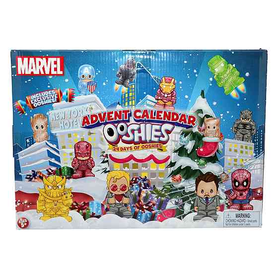 Набір ігрових фігурок Oоshies – Адвент-календар Марвел Дніпро