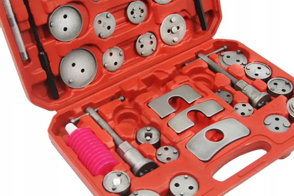 Набір інструментів для швидкої заміни колодок та обслуговування гальмівних супортів LEX 35шт Набори сепараторів Львів - фото 5