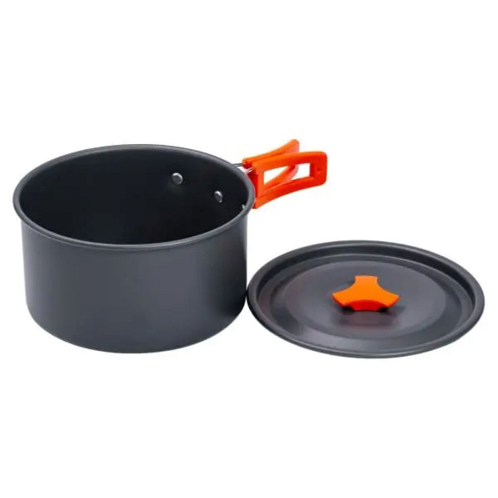 Набір туристичного посуду в сумці для походу та кемпінгу: каструля, сковорода, чайник HP39577C Коломия - фото 8