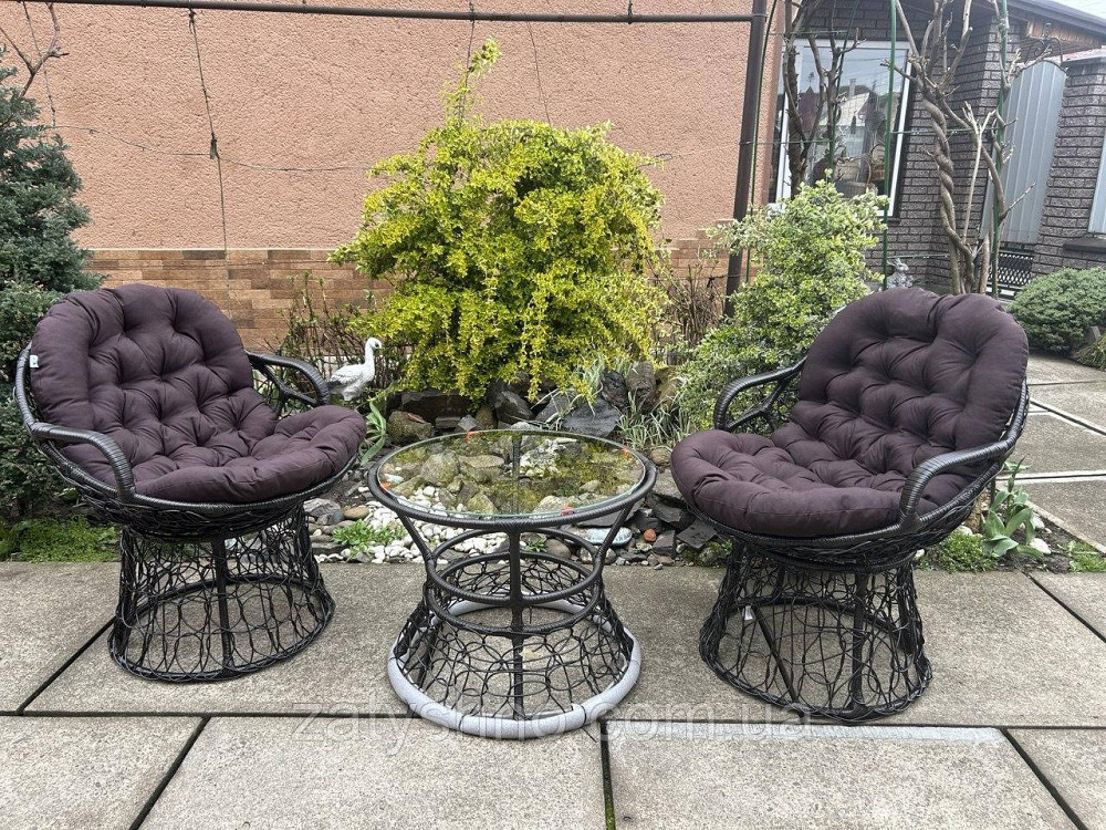 Плетені меблі вуличні з ротанга Київ - фото 10