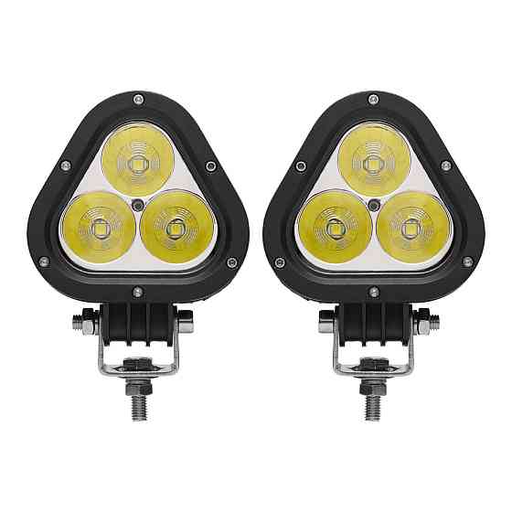 Комплект світлодіодних LED фар JR-35W CREE chip направлене світло трикутна (SPOT+FLOOD) 12/24V Харків