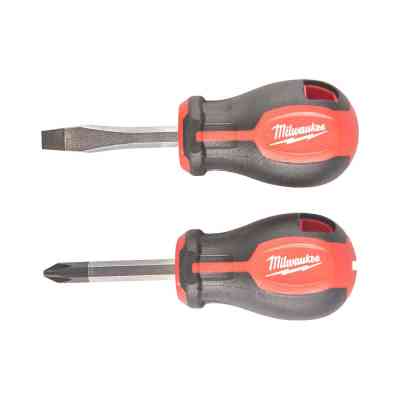 Набор отверток Milwaukee магнитных коротких с трехгранной рукояткой 2шт. (4932471810) Винница