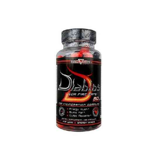 Жироспалювач InnoVative Diablo ECA Fire 90 caps ECA+DMAA Луцьк