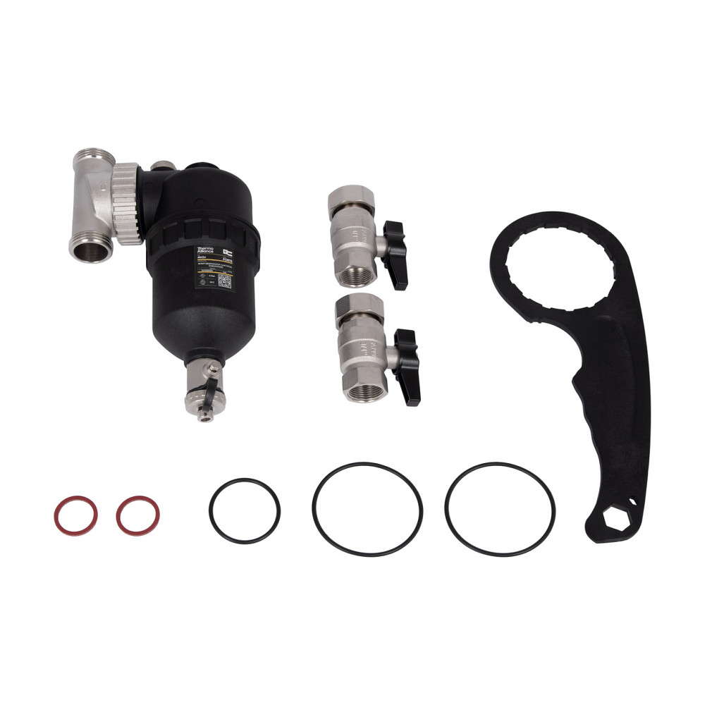 Фільтр-дешламатор Thermo Alliance Forte 3/4", поворотний (магнітний шламоуловник) TAF400G20 Київ - фото 7
