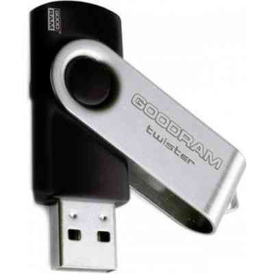 USB флеш накопитель Goodram 16GB Twister Black USB 2.0 (UTS2-0160K0R11) Винница