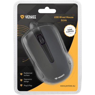 Мишка YENKEE YMS 1015BK USB Black (45010820) Вінниця - фото 4