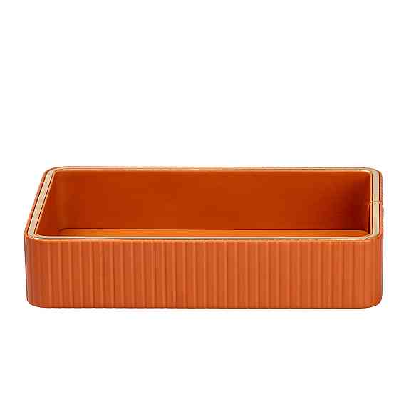 TS Kitchen Серветниця на стіл з еко-шкіри 25 х 15.5 х 5 см Коричневий HP9900BR Коломыя