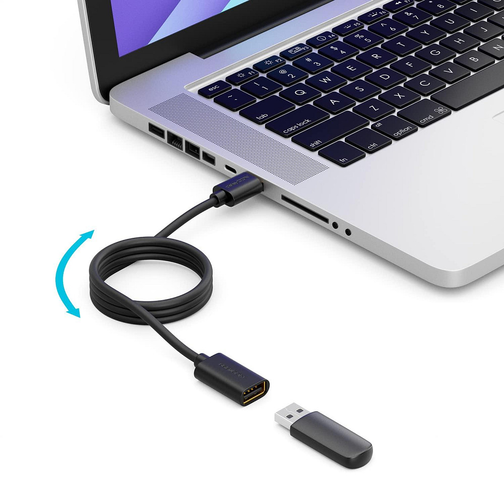Кабель подовжувач USB 2.0 тато мама DeleyCON MK715 1,5м Луцк - изображение 2