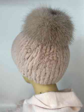 Шапка хутряна жіноча бон Джина Rex Пудровий Харків