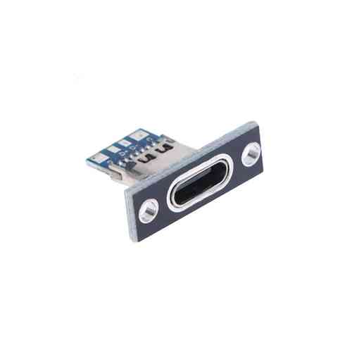 Роз’єм USB Type-C 3.1 4pin, мама, монтажний, для зарядки і живлення Київ