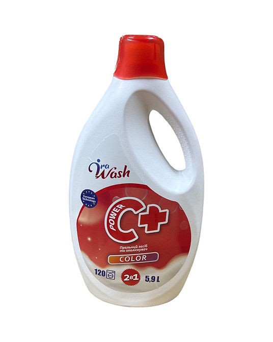 Рідкий пральний порошок Ira Wash 5.9 л для кольорових тканин з ополіскувачем Виноградів - фото 1