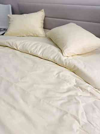 Ecotton Комплект постільної білизни Ecotton Євро 210х220 см однотонний кремовий Cream Yellow Коломия