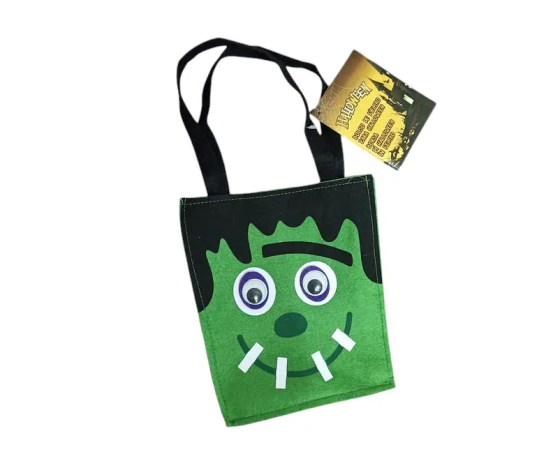 Сумка для конфет на хэллоуин Франкештейн 200 на 205 мм разноцветный Киев