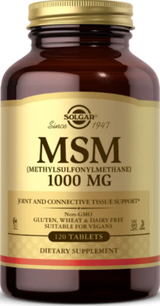 Метилсульфонілметан Solgar MSM 1000mg 120 таб Київ