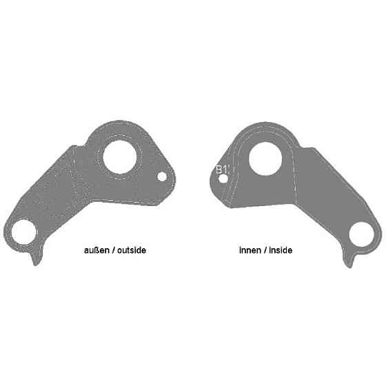 Крюк на раму Ghost, Shimano Hanger MY2017 (B1) HT, GHM09-022 Київ