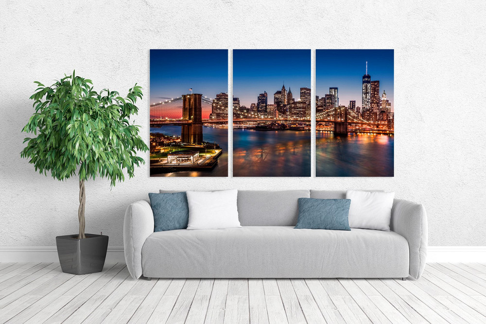 Модульная картина в гостиную / спальню   Америка     ART-261_3A 70х130 см Киев - изображение 2