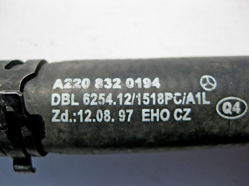 Mercedes-Benz  A2208320194 Патрубок ОЖ від моторного щита до теплообмінника пічки для бензинових двигунів S-Class W220 CL C215 Одесса - изображение 3