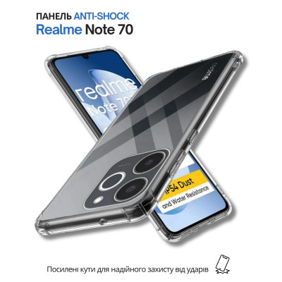 Чехол для мобильного телефона BeCover Anti-Shock Realme Note 70 Clear (714701) Вінниця - фото 2