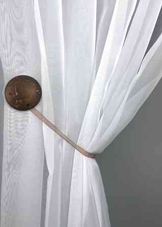 Магніти для штор і гардин Шейла набір 2 шт Коричневий (81-296) Київ