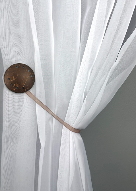 Магниты для штор и гардин Шейла набор 2 шт Коричневый (81-296) Киев - изображение 4