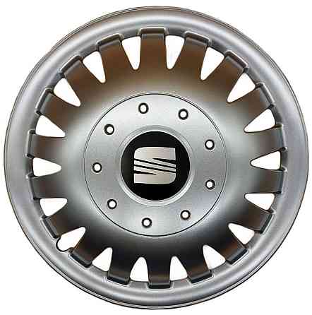 Автомобільні модельні ковпаки R15 Seat 320 4шт, SJS, сріблясті Вінниця