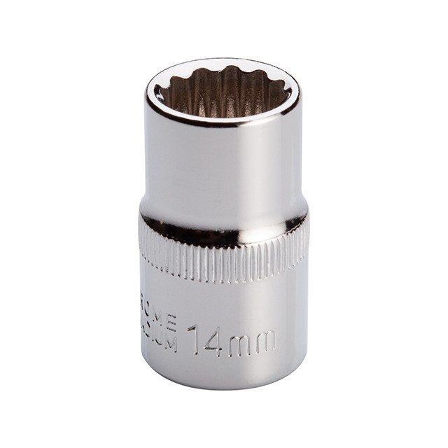 Головка дванадцятигранна 1/2", 14×38 мм, Cr-V STORM INTERTOOL ET-0214 Київ - фото 2