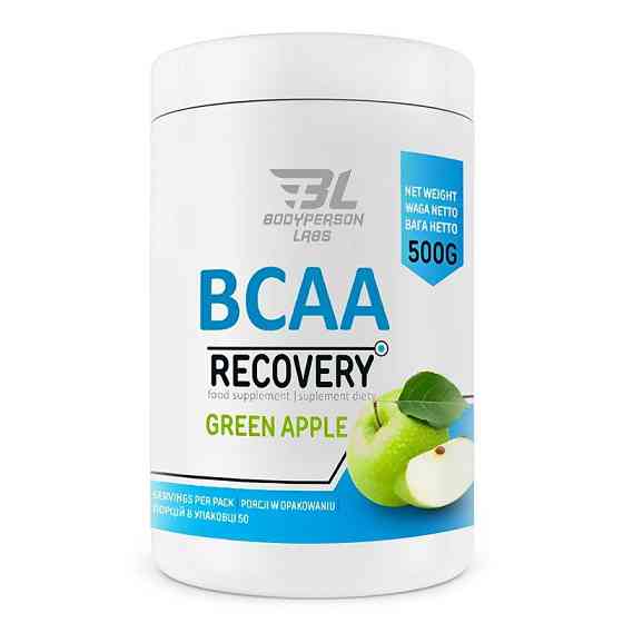 BCAA Bodyperson Labs BCAA Recovery 500 g Зеленое яблоко Киев