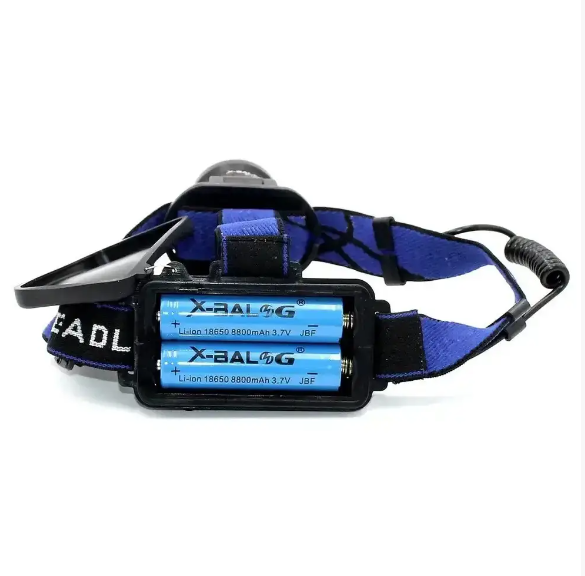 Акумуляторний налобний Ліхтарик BAILONG BL-T24-P50 ДО 20 годин роботи, 1800лм, 2 акумулятори 6809 Одеса - фото 9