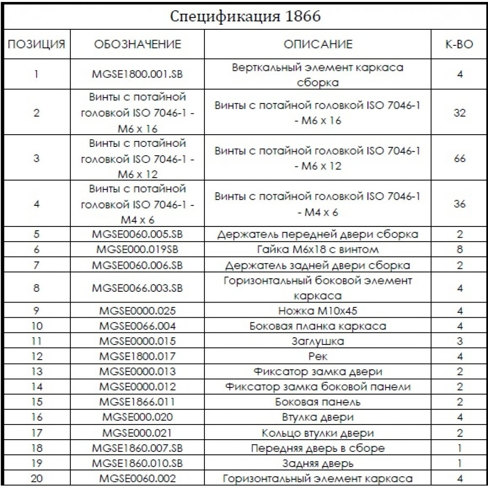 Шафа серверна CMS 18U 610 х 865 UA-MGSE1868MB для мережевого обладнання Київ - фото 3