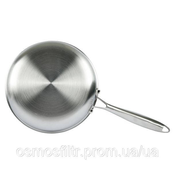 Сковорода Axentia Briliant 28 см с сотовым керамическим покрытием нерж сталь (135990) Киев - изображение 3