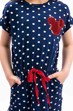 Платье для девочек, темно-синее Крохатушка одяг Киев