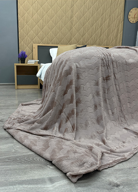 Плед-покривало 200х230 см (+-5см) Сірий (87-245) Київ - фото 8