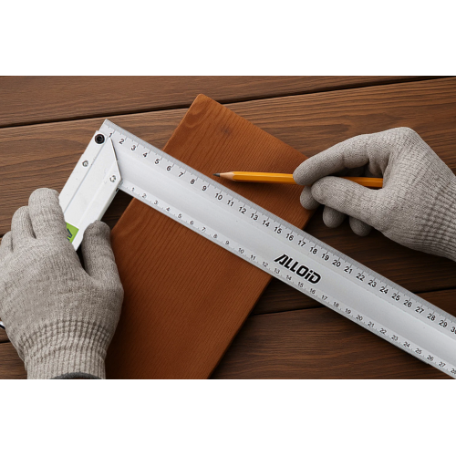 Косинець будівельний алюмінієвий, 350мм з рівнем Alloid Одеса