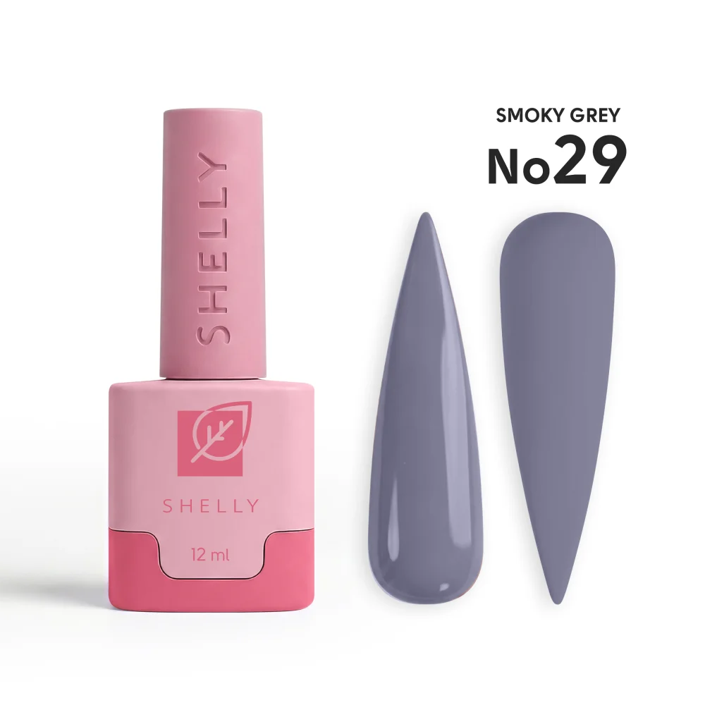 Гель-лак для ногтей 29 Smoky Grey Shelly 12 мл Киев - изображение 4