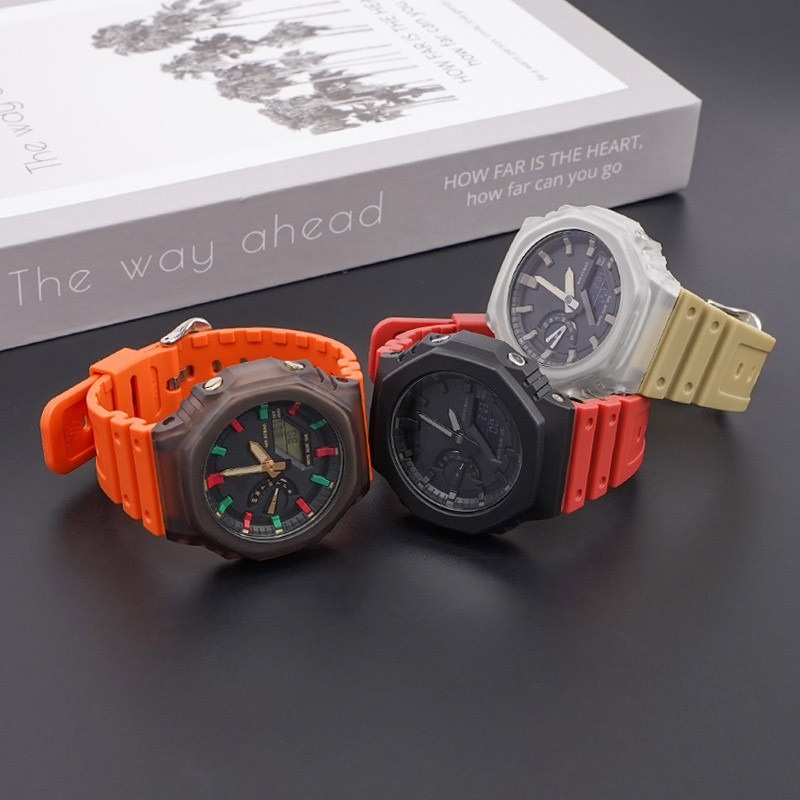 Ремешок для Casio G-Shock GA-2100/2110 Orange SI SBR Киев - изображение 10