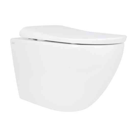 Унитаз подвесной Qtap Robin ML Ultra Quiet 520×365×365 мм, с сиденьем Soft-close MagLock, White QTROBML26W49623 Киев