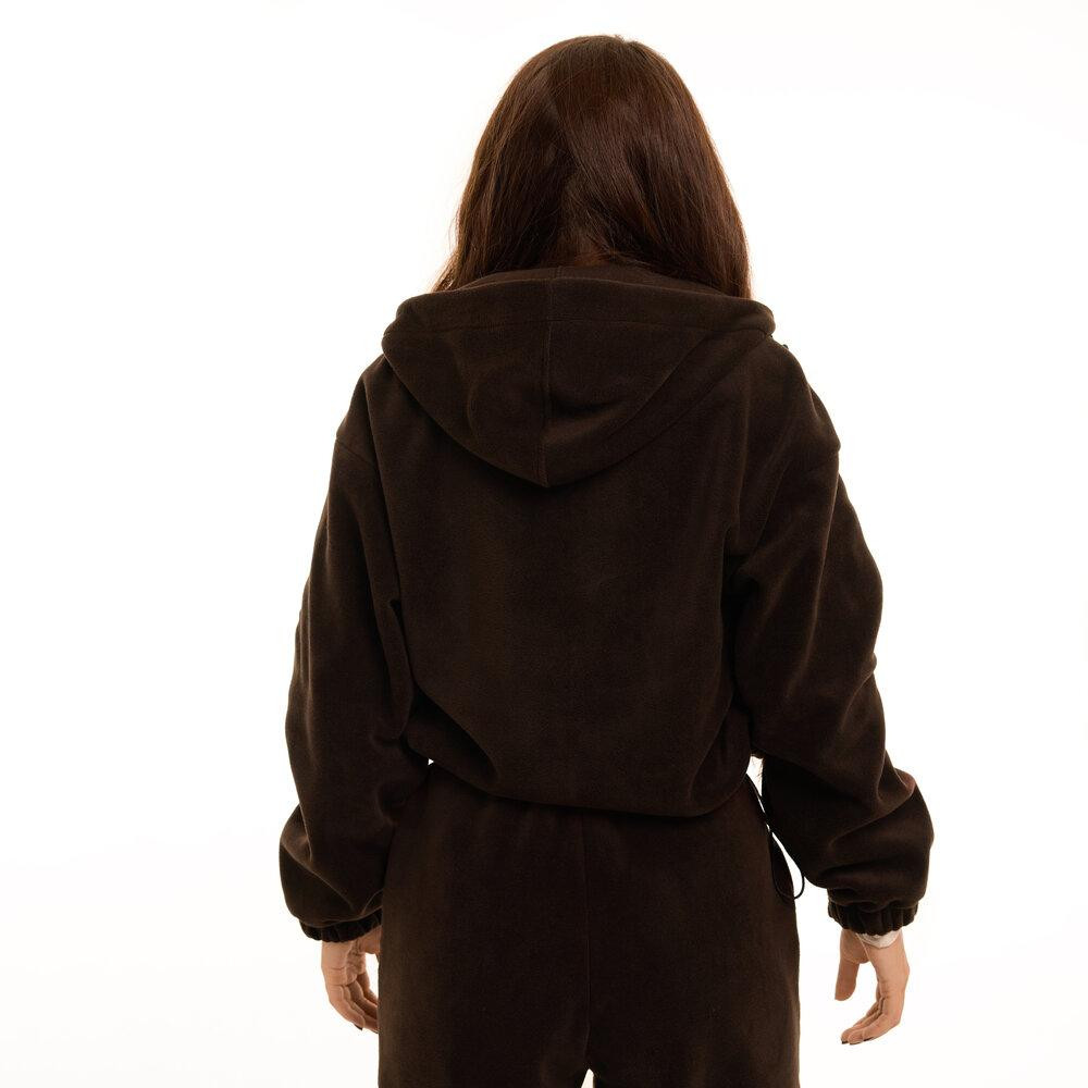 Шоколадний костюм зимовий флісовий. Жіночий теплий костюм Pobedov Huggi жіночий Київ - фото 2