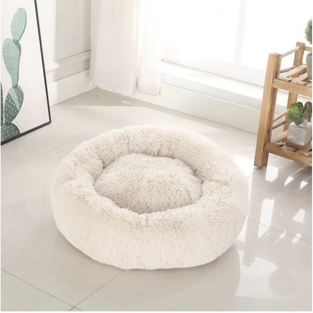 Лежанка для котів і собак «Ворс» Біла 10050 XXL (90см) Київ - фото 1